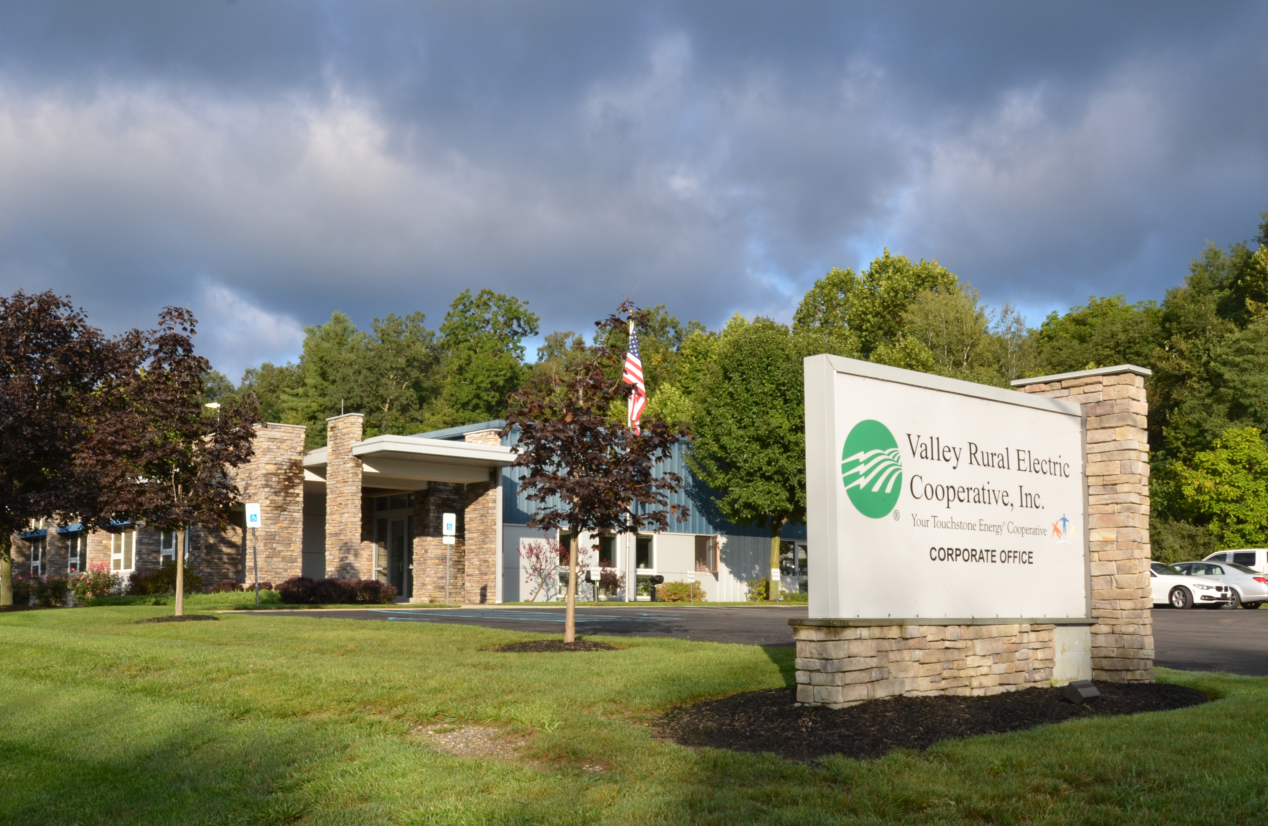 Valley Rural Electric Cooperative corporate office and sign