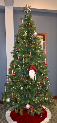 Decorated Christmas tree