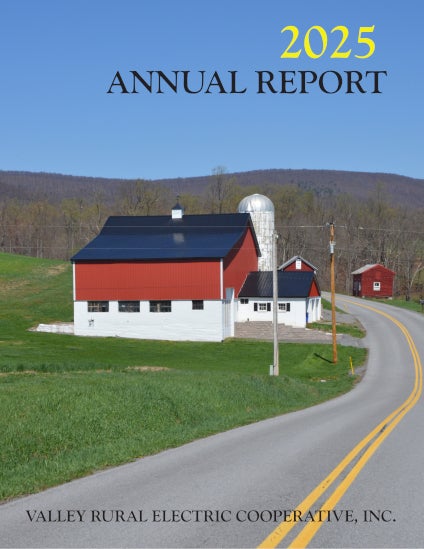 Valley REC 2025 Annual Report Cover